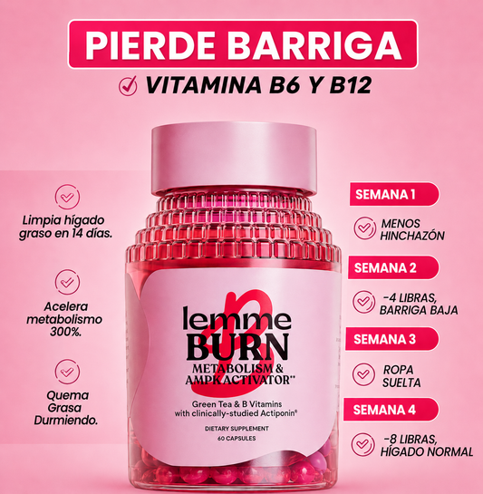 Lemme Burn - Apoyo al Metabolismo y Grasa Abdominal