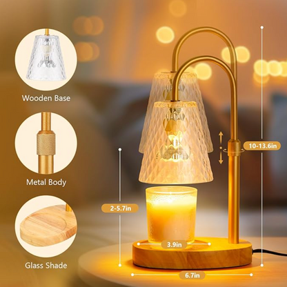 Lampara Calentadora de Vela