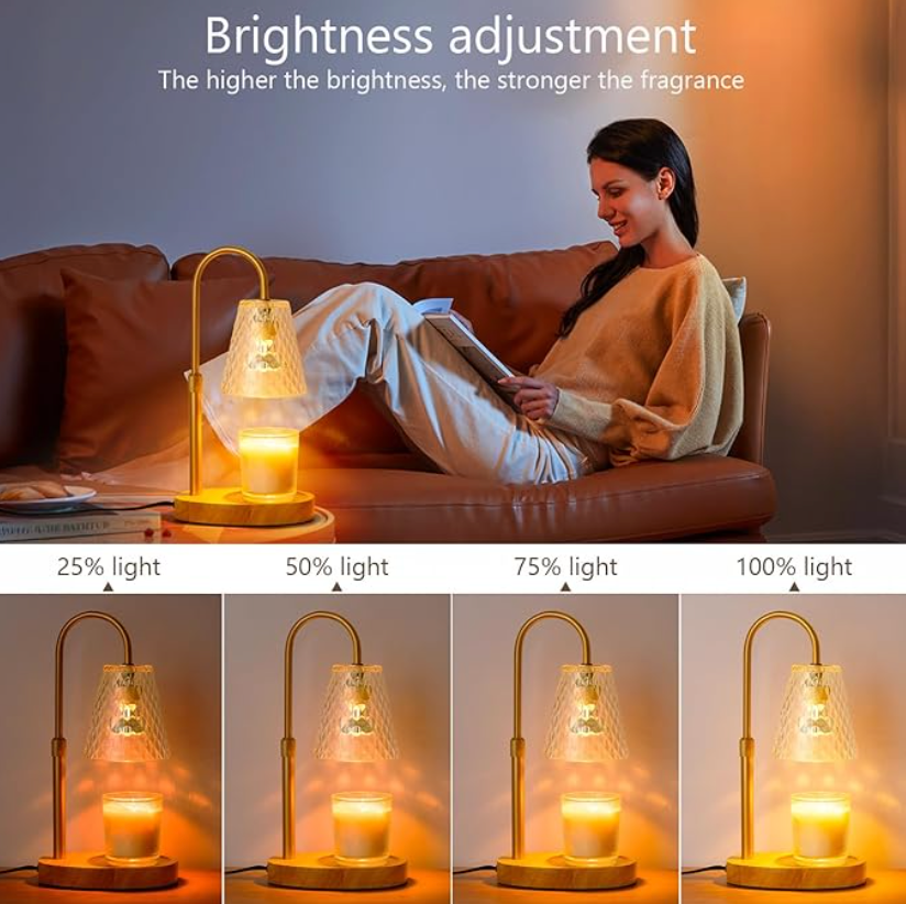 Lampara Calentadora de Vela