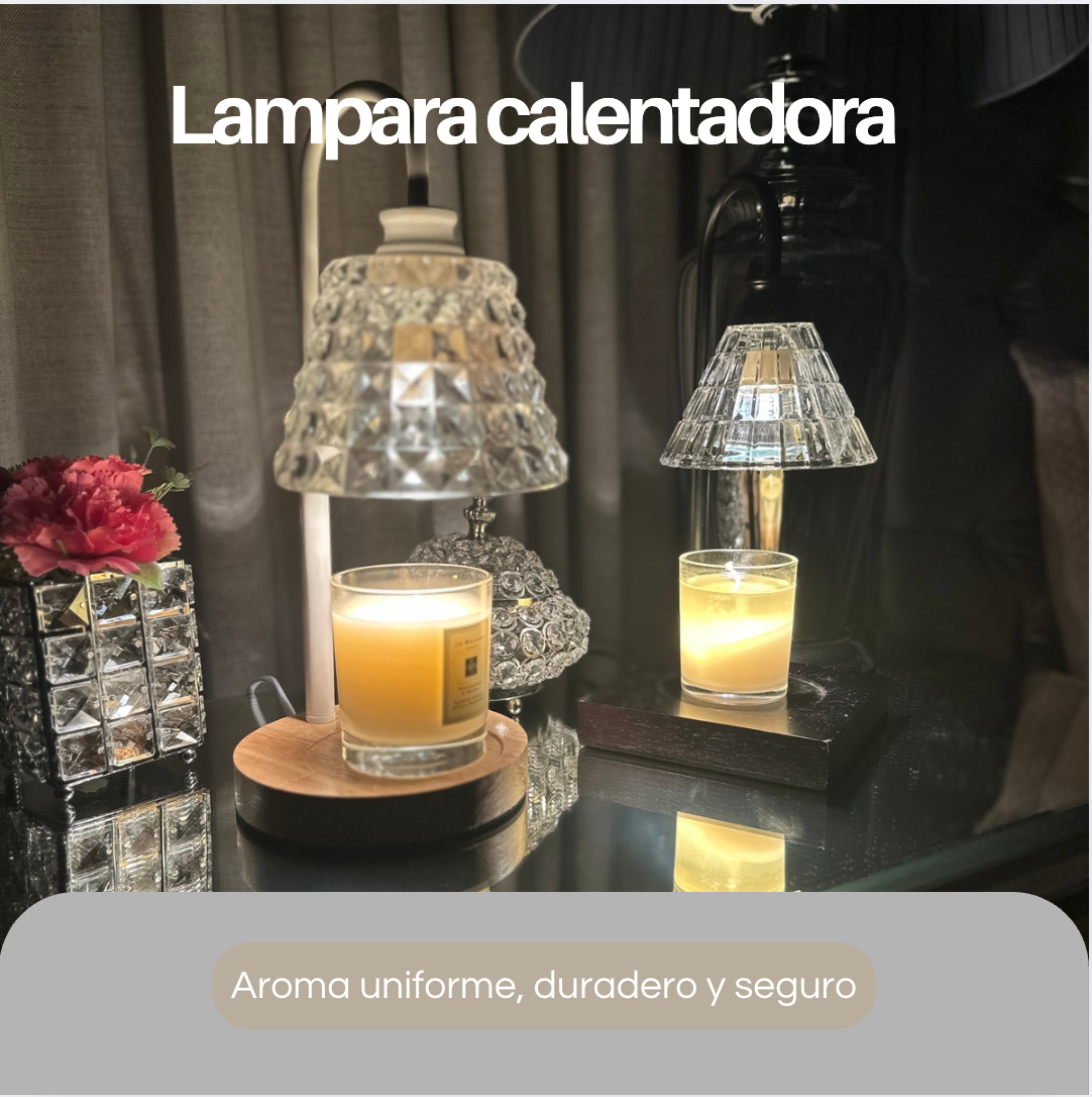 Lampara Calentadora de Vela