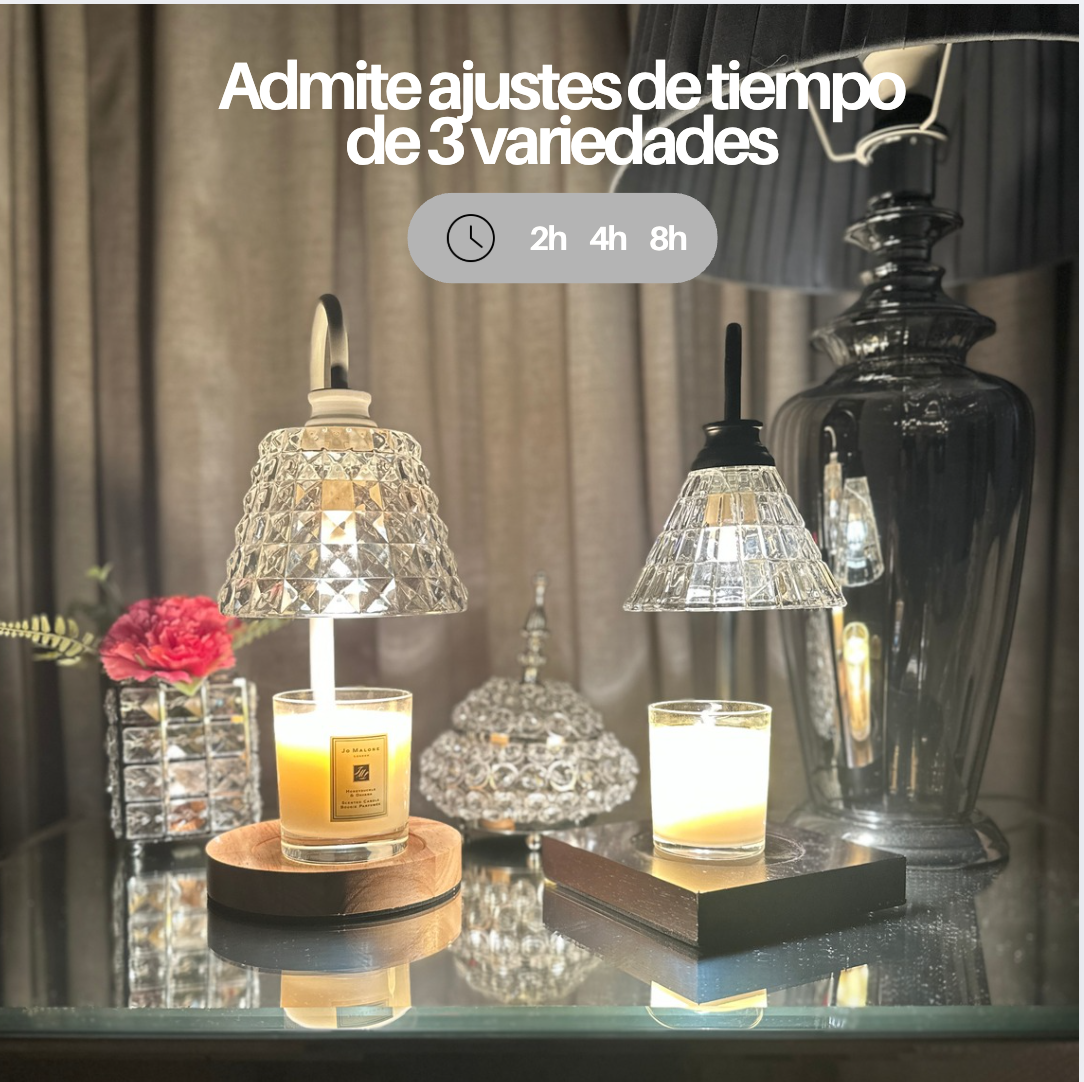 Lampara Calentadora de Vela