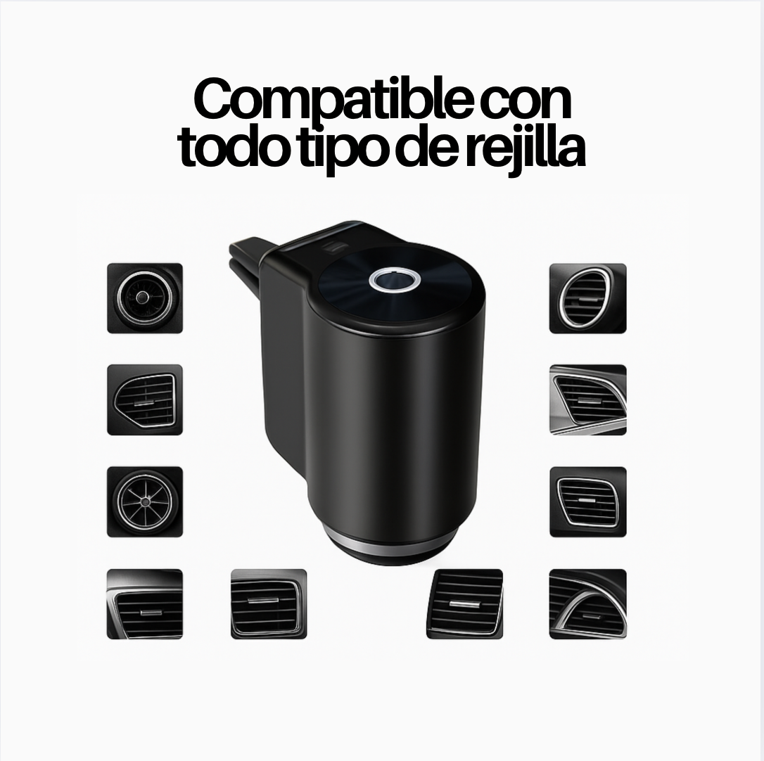 Difusor para carros (8 Aromas) - 1 año