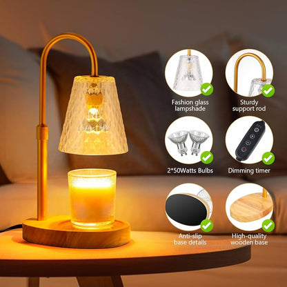 Lampara Calentadora de Vela